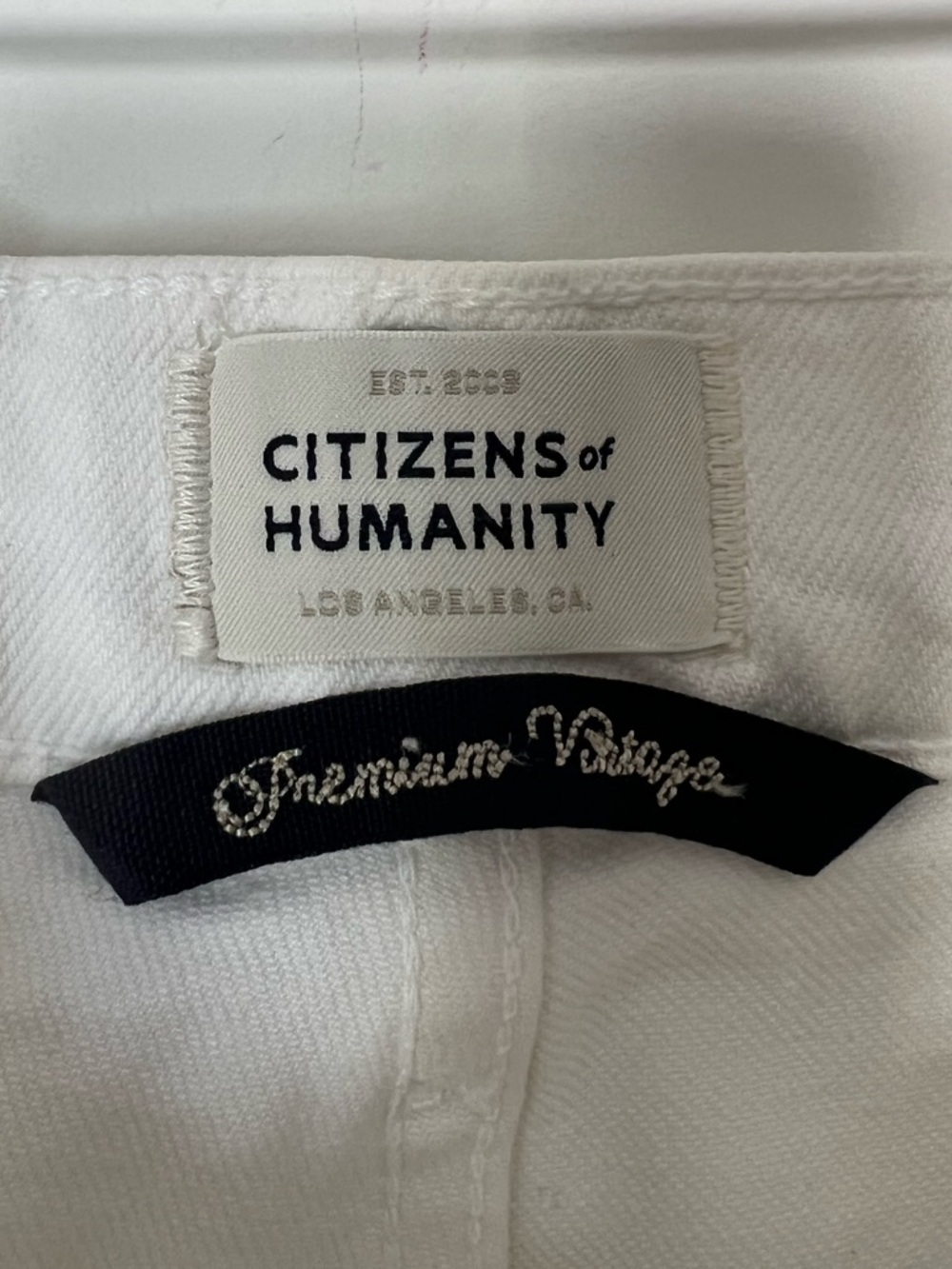 Citizens of Humanity Daphne Crop White 30 Premium Vintage Denim - Picture 5 of 15